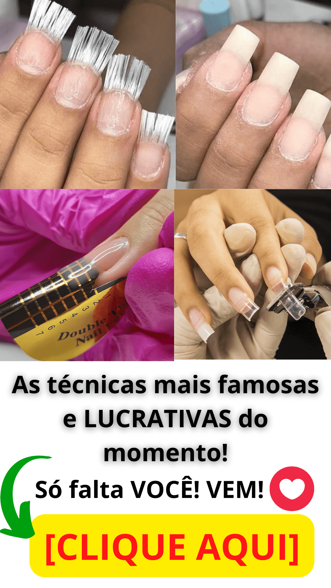 Curso Grátis - Unhas Postiças - Alongamentos de Unhas